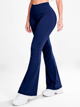 Cargar imagen en el visor de la galería, Bota Campana Azul Navy Mate | Leggin Anti-Celulitis, Anti-Fluidos Con Cintura Alta & Horma Ideal Leggins RBJ Leggins