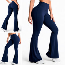 Cargar imagen en el visor de la galería, Bota Campana Azul Navy Mate | Leggin Anti-Celulitis, Anti-Fluidos Con Cintura Alta & Horma Ideal Leggins RBJ Leggins