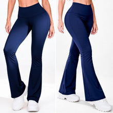 Cargar imagen en el visor de la galería, Bota Campana Azul Navy Mate | Leggin Anti-Celulitis, Anti-Fluidos Con Cintura Alta & Horma Ideal Leggins RBJ Leggins