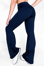 Cargar imagen en el visor de la galería, Bota Campana Azul Navy Mate - NUEVO | Leggin Anti-Celulitis, Anti-Fluidos Con Cintura Alta & Horma Ideal Leggins RBJ Leggins