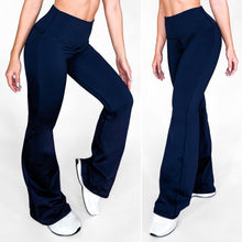 Cargar imagen en el visor de la galería, Bota Campana Azul Navy Mate - NUEVO | Leggin Anti-Celulitis, Anti-Fluidos Con Cintura Alta & Horma Ideal Leggins RBJ Leggins