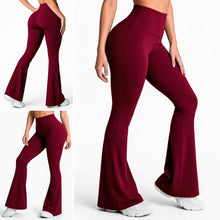 Cargar imagen en el visor de la galería, Bota Campana Vino Oscuro Mate | Leggin Anti-Celulitis, Anti-Fluidos Con Cintura Alta & Horma Ideal Leggins RBJ Leggins