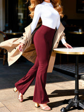 Cargar imagen en el visor de la galería, Bota Campana Vino Oscuro Mate - NUEVO | Leggin Anti-Celulitis, Anti-Fluidos Con Cintura Alta & Horma Ideal Leggins RBJ Leggins