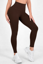 Cargar imagen en el visor de la galería, Cafe Oscuro Mate | Leggin Anti-Celulitis, Anti-Fluidos Con Cintura Alta & Horma Ideal Leggins RBJ Leggins