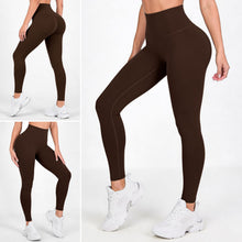 Cargar imagen en el visor de la galería, Cafe Oscuro Mate | Leggin Anti-Celulitis, Anti-Fluidos Con Cintura Alta & Horma Ideal Leggins RBJ Leggins Cafe Oscuro Mate S - M
