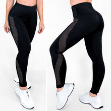 Cargar imagen en el visor de la galería, Estelar Black - NUEVO | Leggin Anti-Celulitis, Anti-Fluidos Con Cintura Alta & Horma Ideal (Diseño Con Corte Laser) Leggins RBJ Leggins
