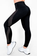 Cargar imagen en el visor de la galería, Estelar Black - NUEVO | Leggin Anti-Celulitis, Anti-Fluidos Con Cintura Alta & Horma Ideal (Diseño Con Corte Laser) Leggins RBJ Leggins