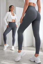 Cargar imagen en el visor de la galería, Gris Oscuro Mate | Leggin Anti-Celulitis, Anti-Fluidos Con Cintura Alta & Horma Ideal Leggins RBJ Leggins