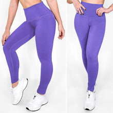 Cargar imagen en el visor de la galería, Lila Mate | Leggin Anti-Celulitis, Anti-Fluidos Con Cintura Alta & Horma Ideal Leggins RBJ Leggins