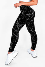Cargar imagen en el visor de la galería, Negro Mármol | Leggin Anti-Celulitis, Anti-Fluidos Con Cintura Alta & Horma Ideal Leggins RBJ Leggins