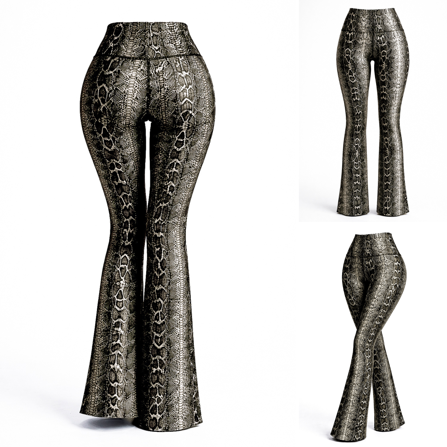 Bota Campana Verde Phyton - NUEVO | Leggin Anti-Celulitis, Anti-Fluidos Con Cintura Alta & Horma Ideal