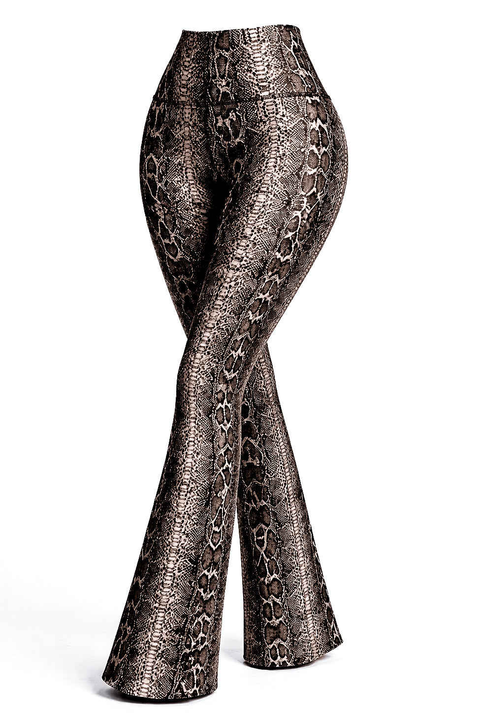 Bota Campana Cafe Phyton - NUEVO | Leggin Anti-Celulitis, Anti-Fluidos Con Cintura Alta & Horma Ideal