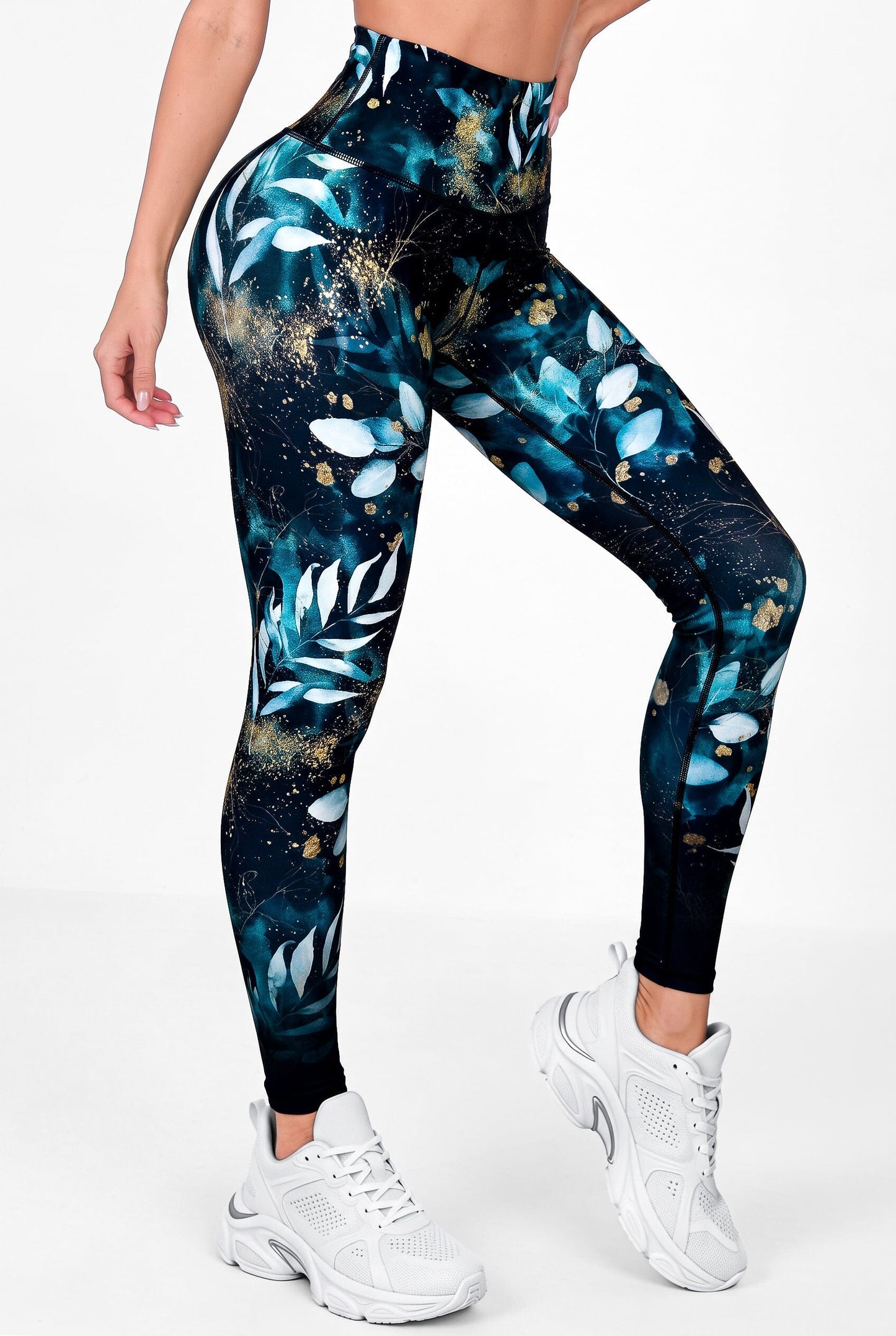 Aqua Boreal | Leggin Anti-Celulitis, Anti-Fluidos Con Cintura Alta & Horma Ideal Leggins RBJ Leggins 