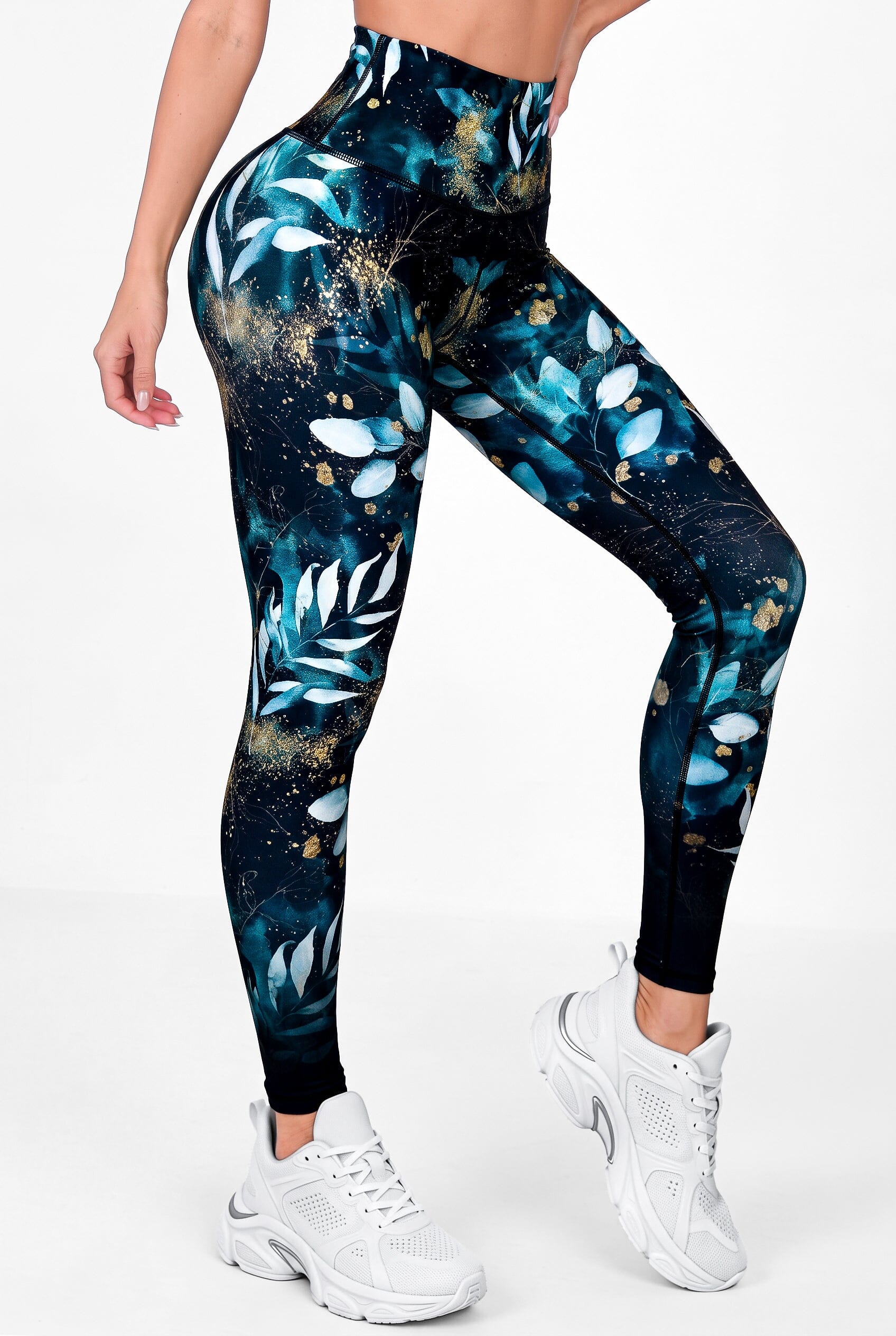 Aqua Boreal | Leggin Anti-Celulitis, Anti-Fluidos Con Cintura Alta & Horma Ideal Leggins RBJ Leggins 