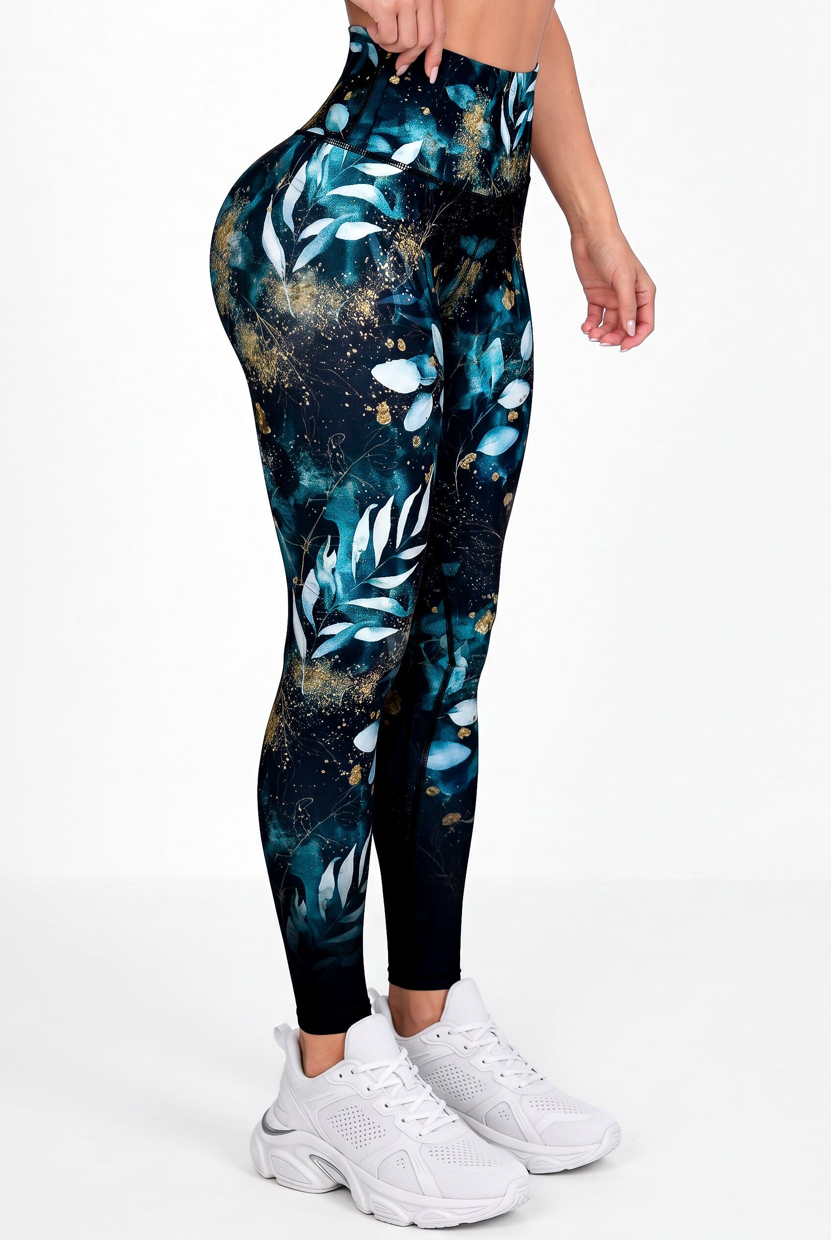 Aqua Boreal | Leggin Anti-Celulitis, Anti-Fluidos Con Cintura Alta & Horma Ideal Leggins RBJ Leggins 