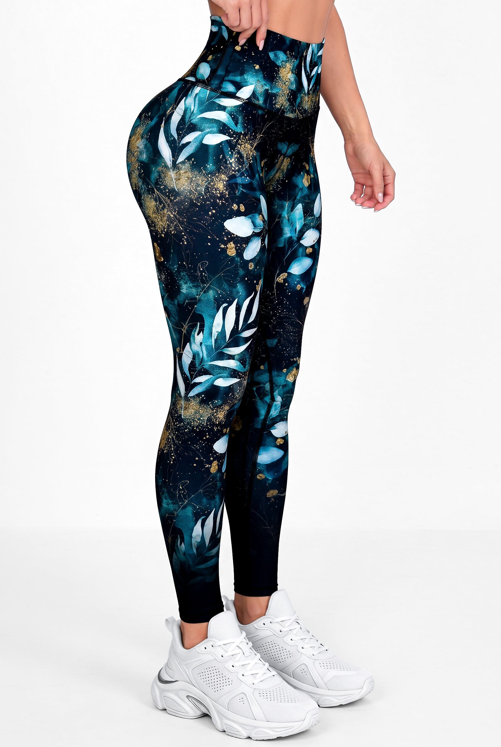 Aqua Boreal | Leggin Anti-Celulitis, Anti-Fluidos Con Cintura Alta & Horma Ideal Leggins RBJ Leggins 