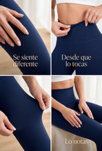 Cargar imagen en el visor de la galería, Azul Navy Mate | Leggin Anti-Celulitis, Anti-Fluidos Con Cintura Alta &amp; Horma Ideal Leggins RBJ Leggins 

