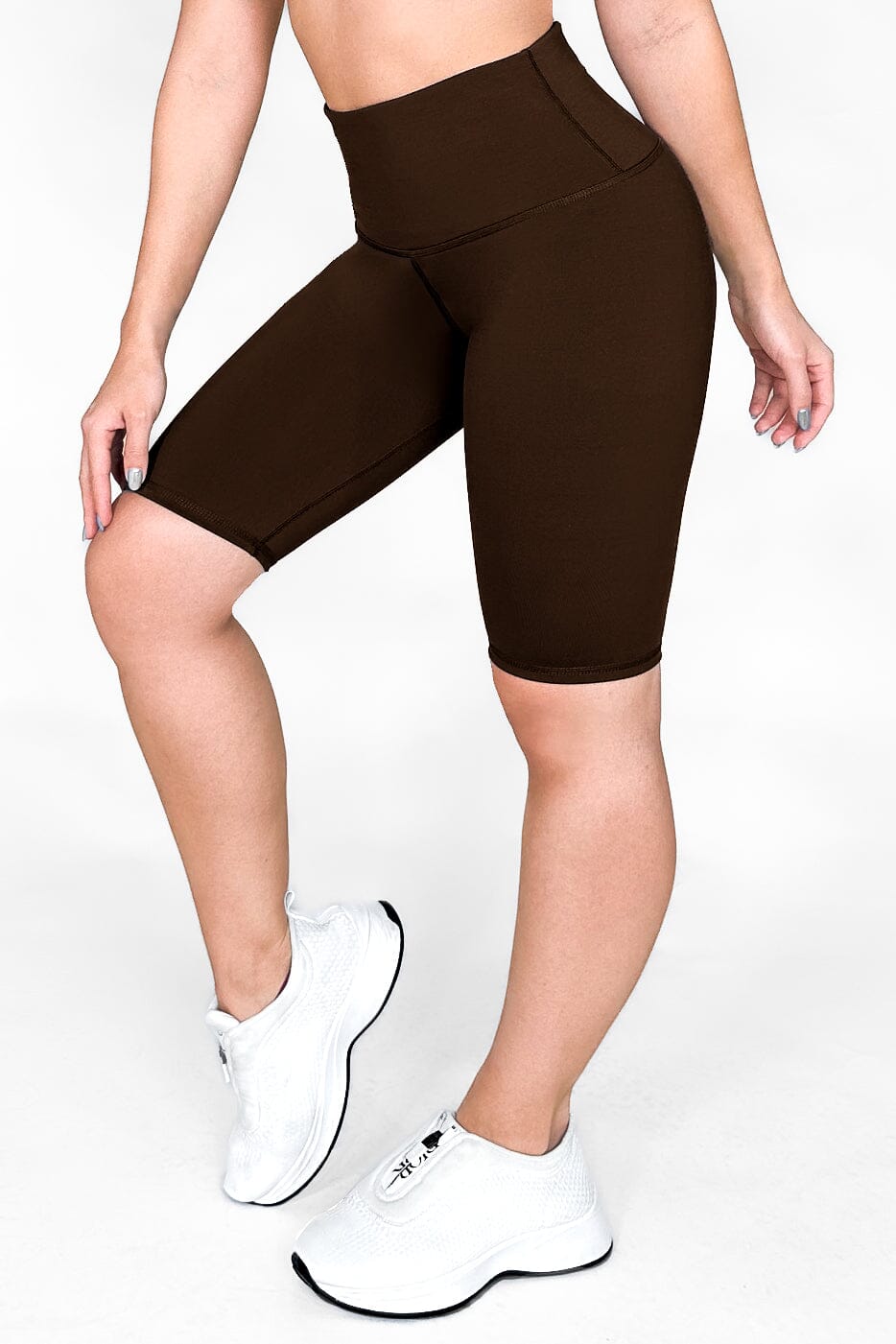 Biker Cafe Oscuro Mate - NUEVO | Biker Anti-Celulitis, Anti-Fluidos Con Cintura Alta & Horma Ideal Leggins RBJ Leggins 