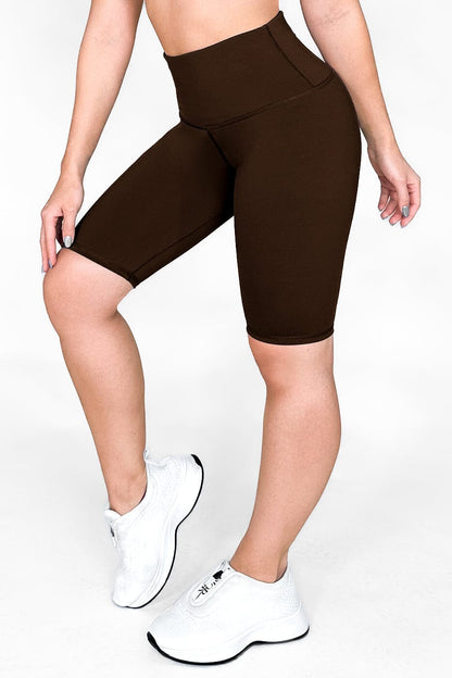 Biker Cafe Oscuro Mate - NUEVO | Biker Anti-Celulitis, Anti-Fluidos Con Cintura Alta & Horma Ideal Leggins RBJ Leggins 