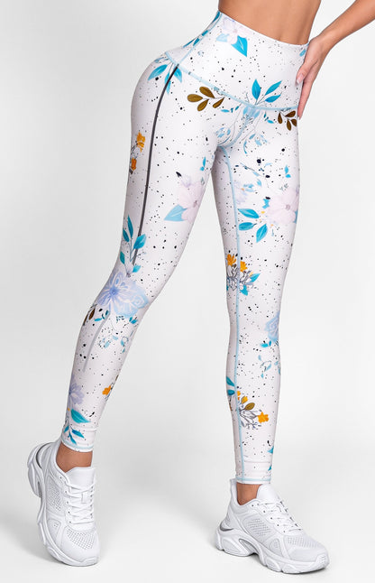 Blanco Deluxe | Leggin Anti-Celulitis, Anti-Fluidos Con Cintura Alta & Horma Ideal Leggins RBJ Leggins 