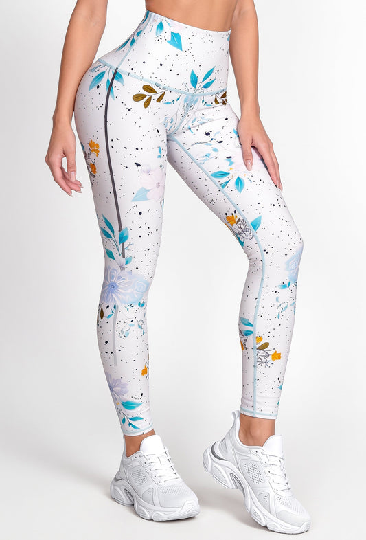 Blanco Deluxe | Leggin Anti-Celulitis, Anti-Fluidos Con Cintura Alta & Horma Ideal Leggins RBJ Leggins 