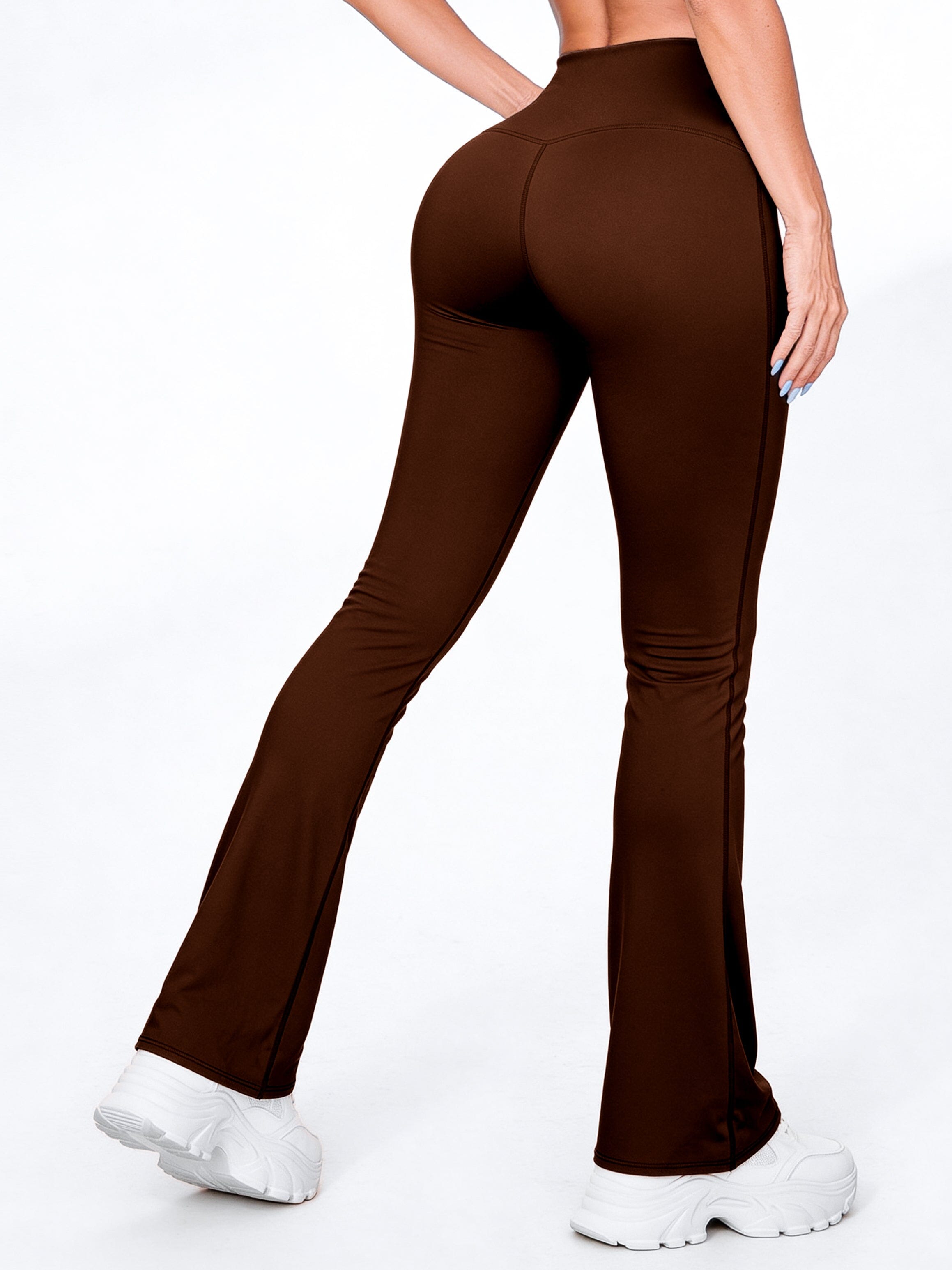 Bota Campana Cafe Oscuro Mate | Leggin Anti-Celulitis, Anti-Fluidos Con Cintura Alta & Horma Ideal Leggins RBJ Leggins 