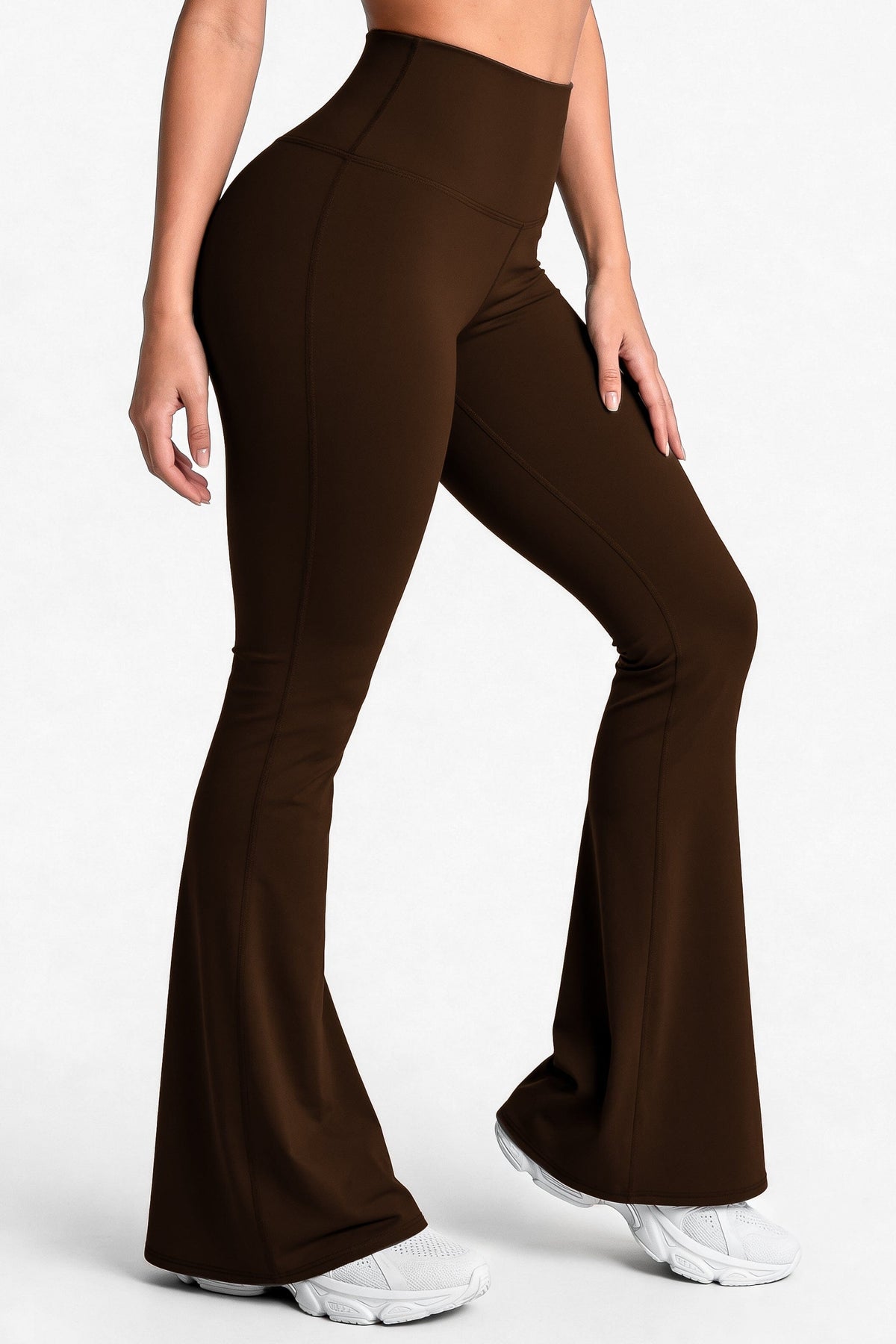 Bota Campana Cafe Oscuro Mate | Leggin Anti-Celulitis, Anti-Fluidos Con Cintura Alta & Horma Ideal Leggins RBJ Leggins 