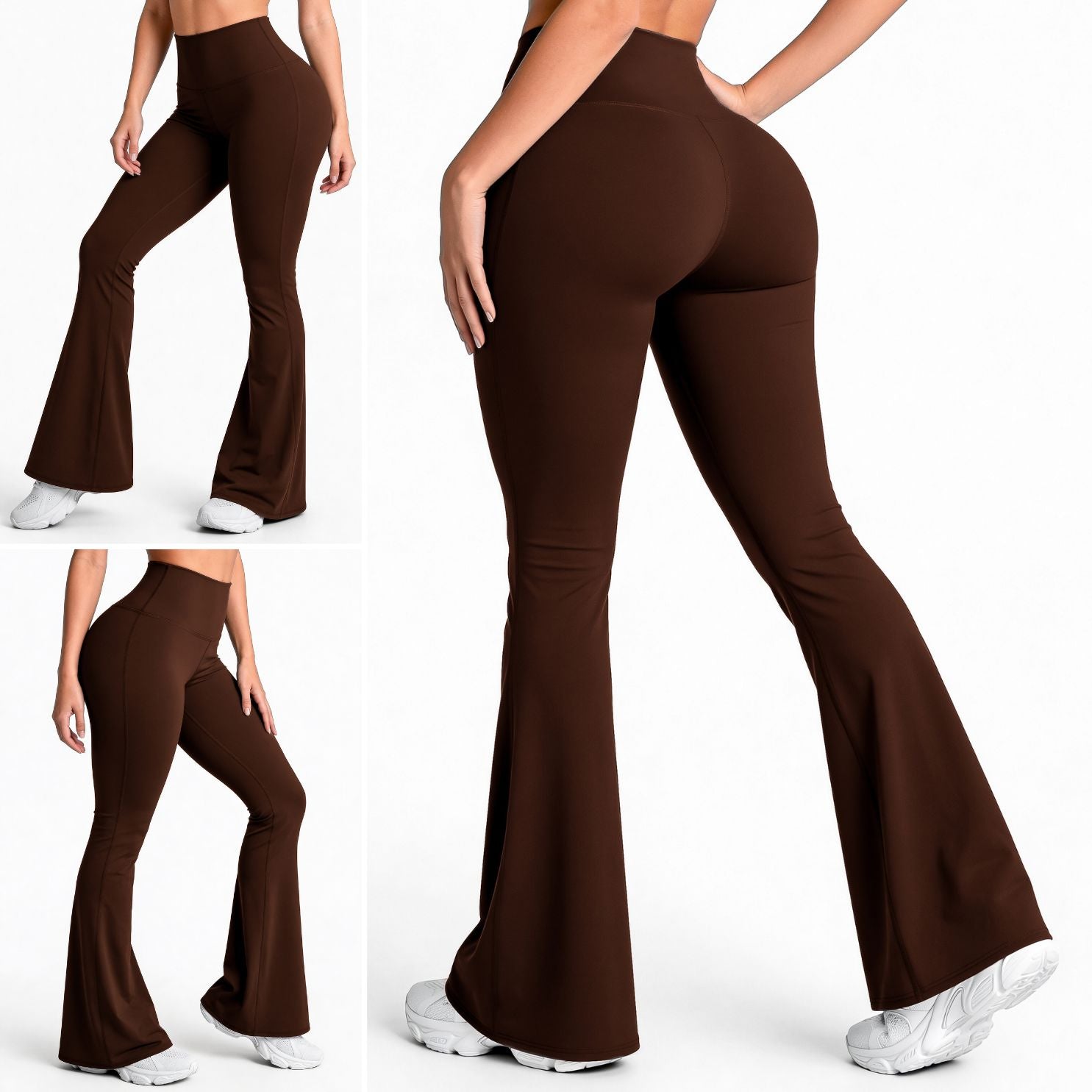 Bota Campana Cafe Oscuro Mate | Leggin Anti-Celulitis, Anti-Fluidos Con Cintura Alta & Horma Ideal Leggins RBJ Leggins 