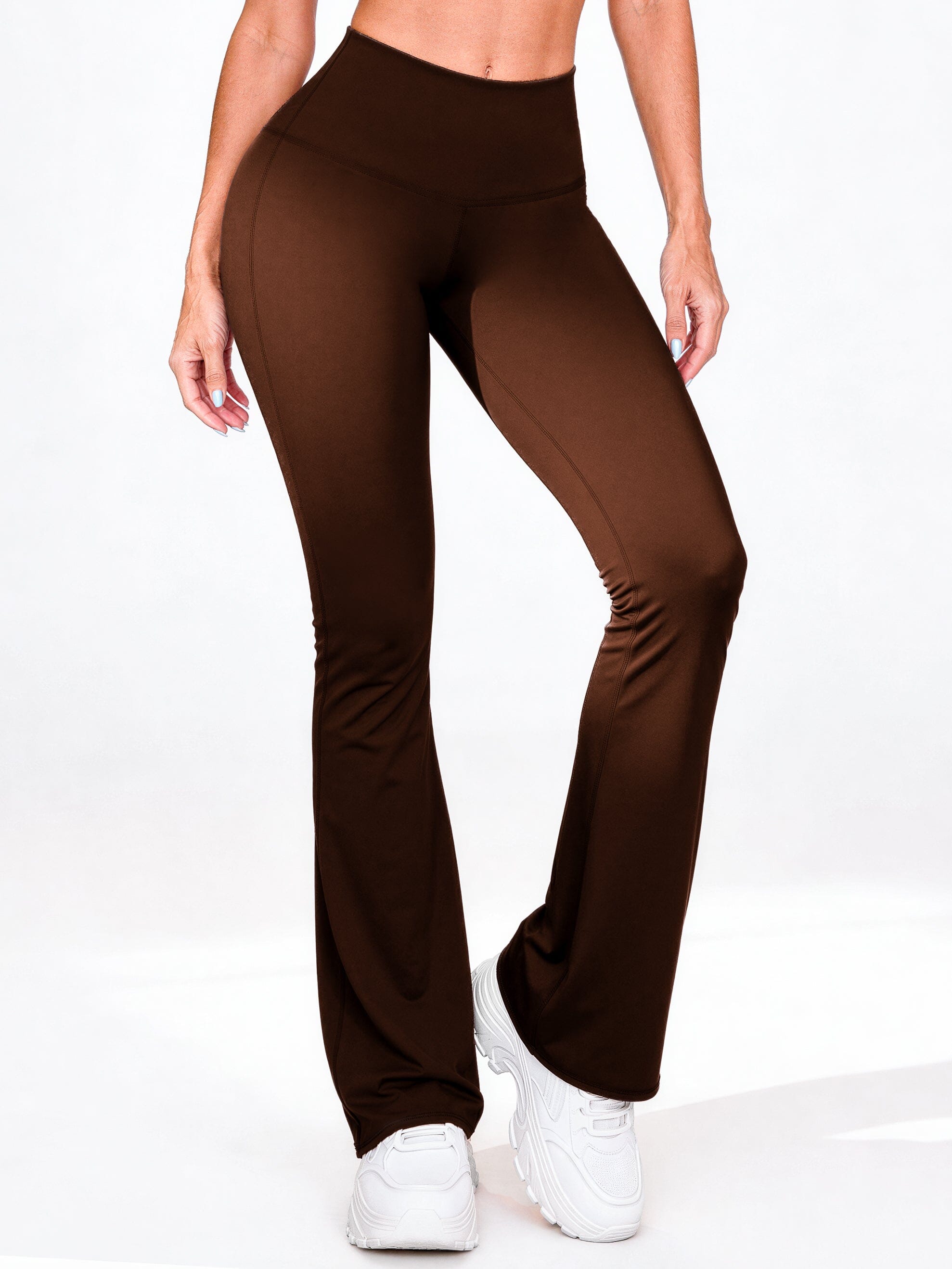 Bota Campana Cafe Oscuro Mate | Leggin Anti-Celulitis, Anti-Fluidos Con Cintura Alta & Horma Ideal Leggins RBJ Leggins 