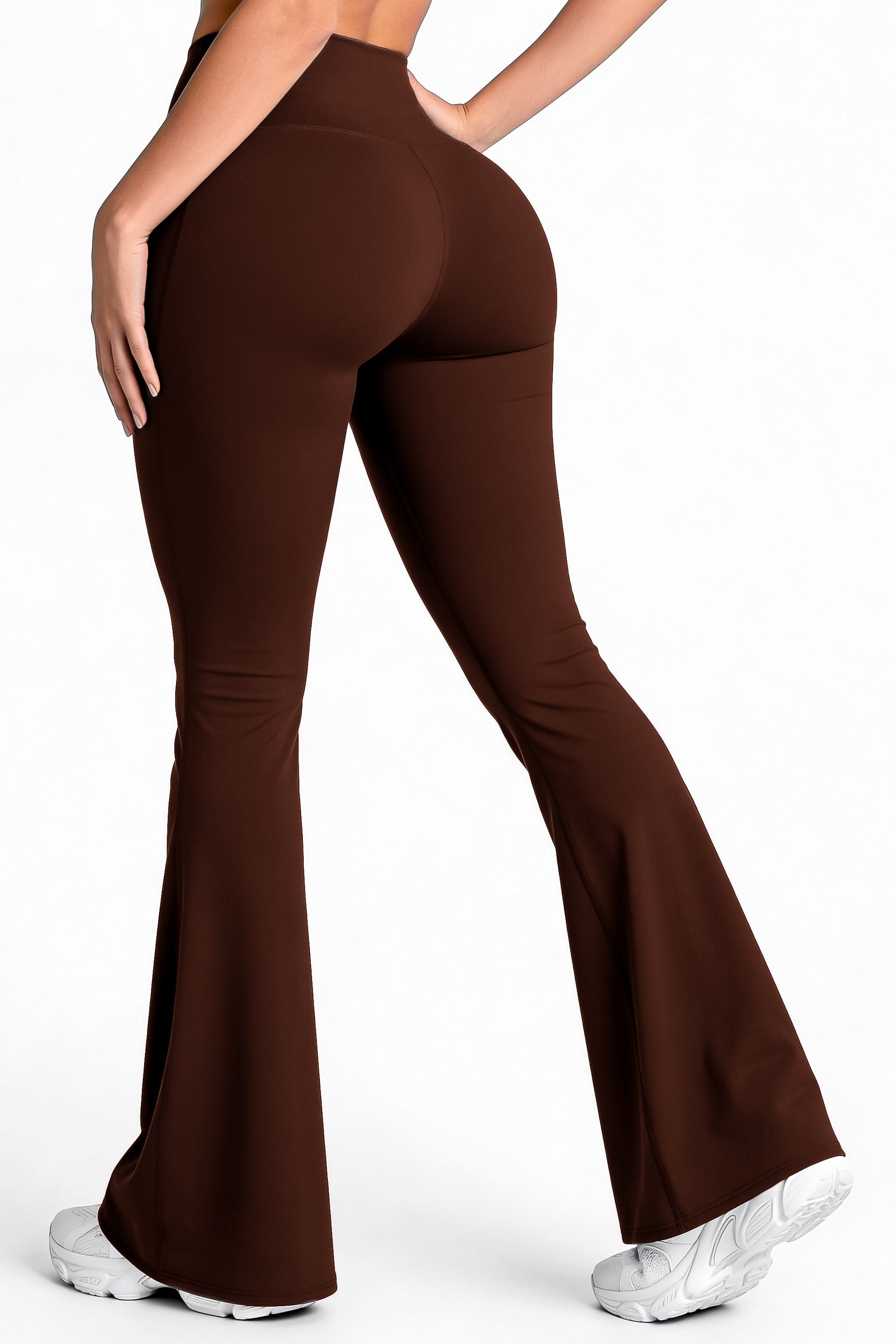 Bota Campana Cafe Oscuro Mate | Leggin Anti-Celulitis, Anti-Fluidos Con Cintura Alta & Horma Ideal Leggins RBJ Leggins 