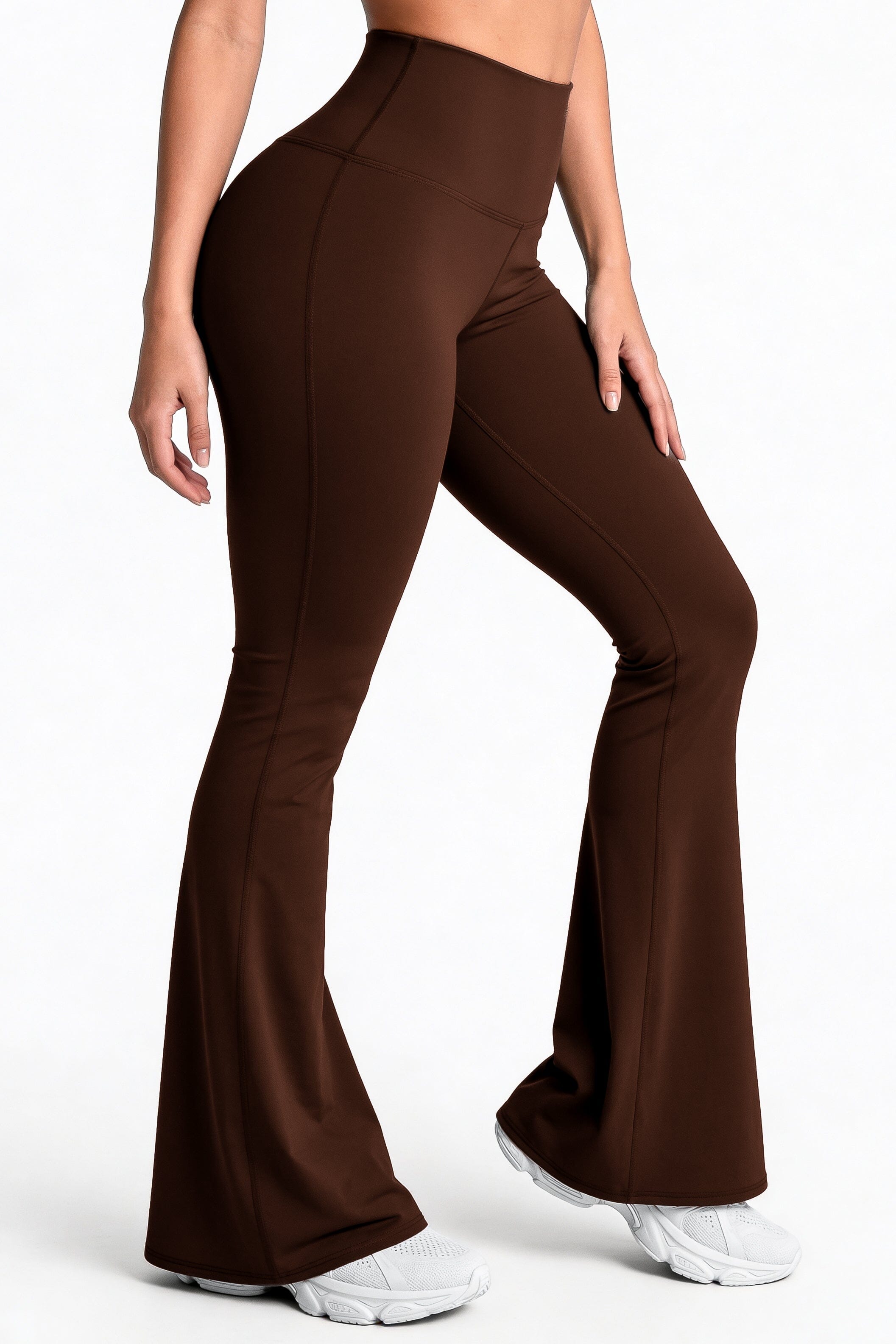 Bota Campana Cafe Oscuro Mate | Leggin Anti-Celulitis, Anti-Fluidos Con Cintura Alta & Horma Ideal Leggins RBJ Leggins 