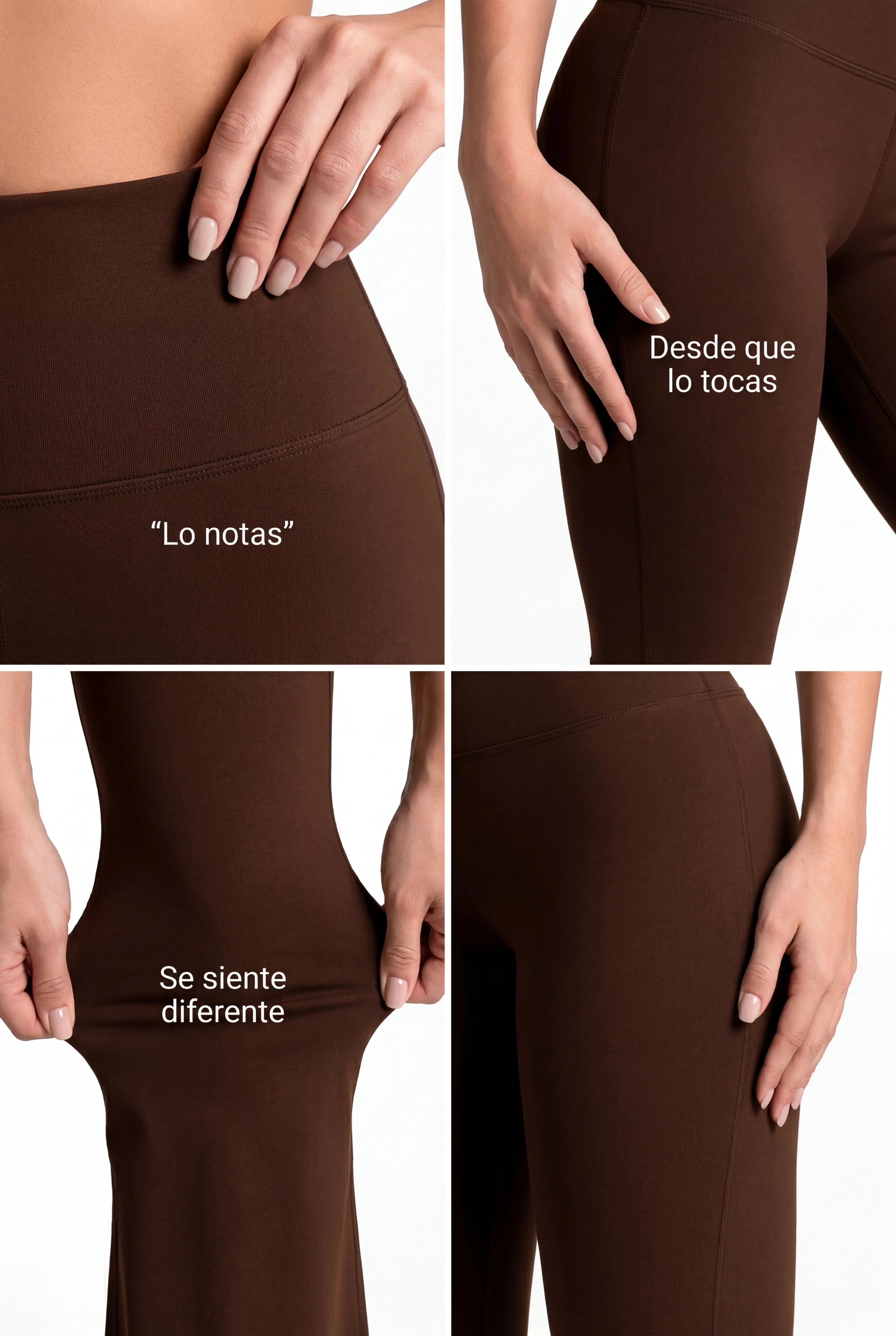 Bota Campana Cafe Oscuro Mate | Leggin Anti-Celulitis, Anti-Fluidos Con Cintura Alta & Horma Ideal Leggins RBJ Leggins 