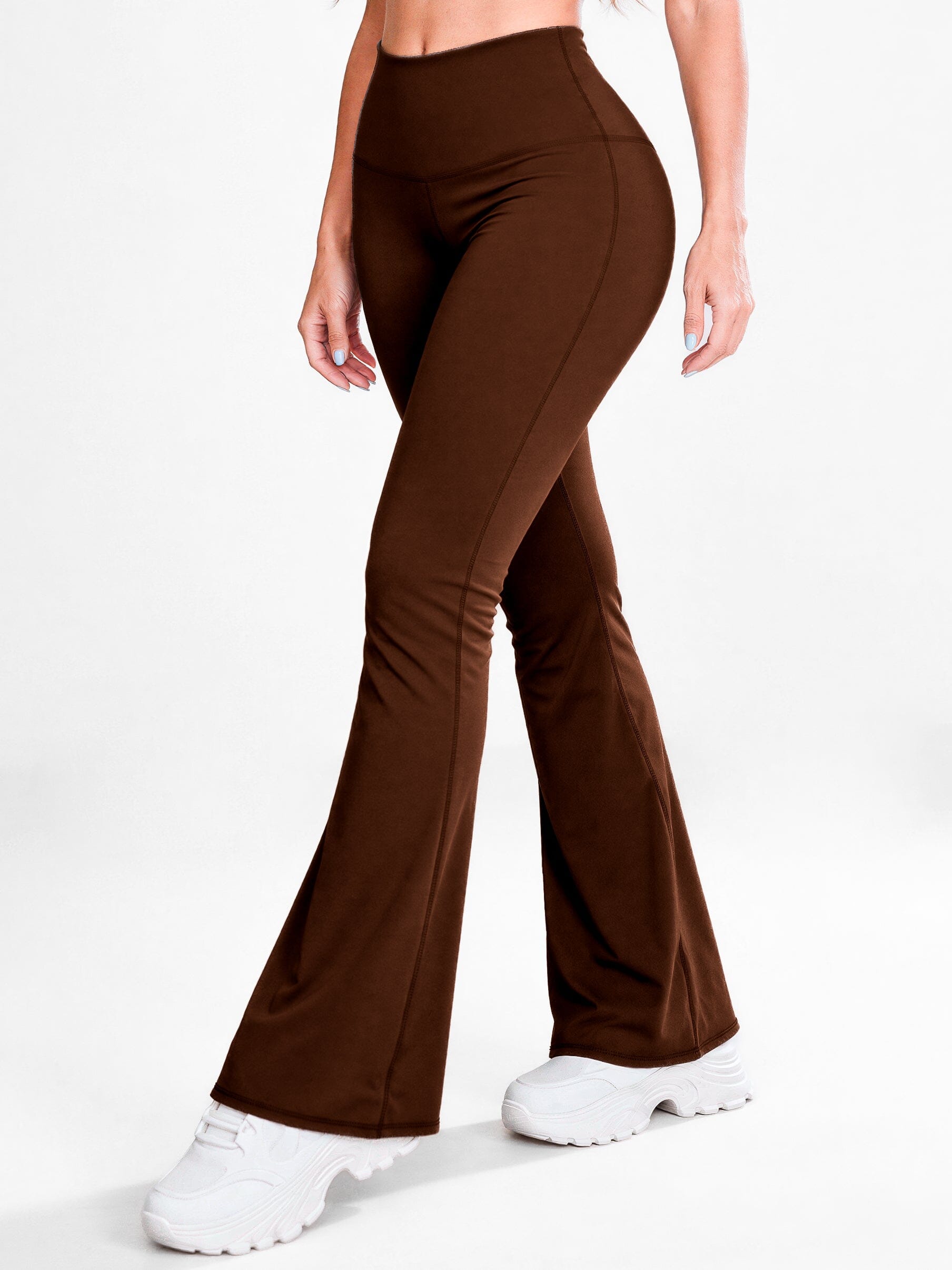 Bota Campana Cafe Oscuro Mate | Leggin Anti-Celulitis, Anti-Fluidos Con Cintura Alta & Horma Ideal Leggins RBJ Leggins 