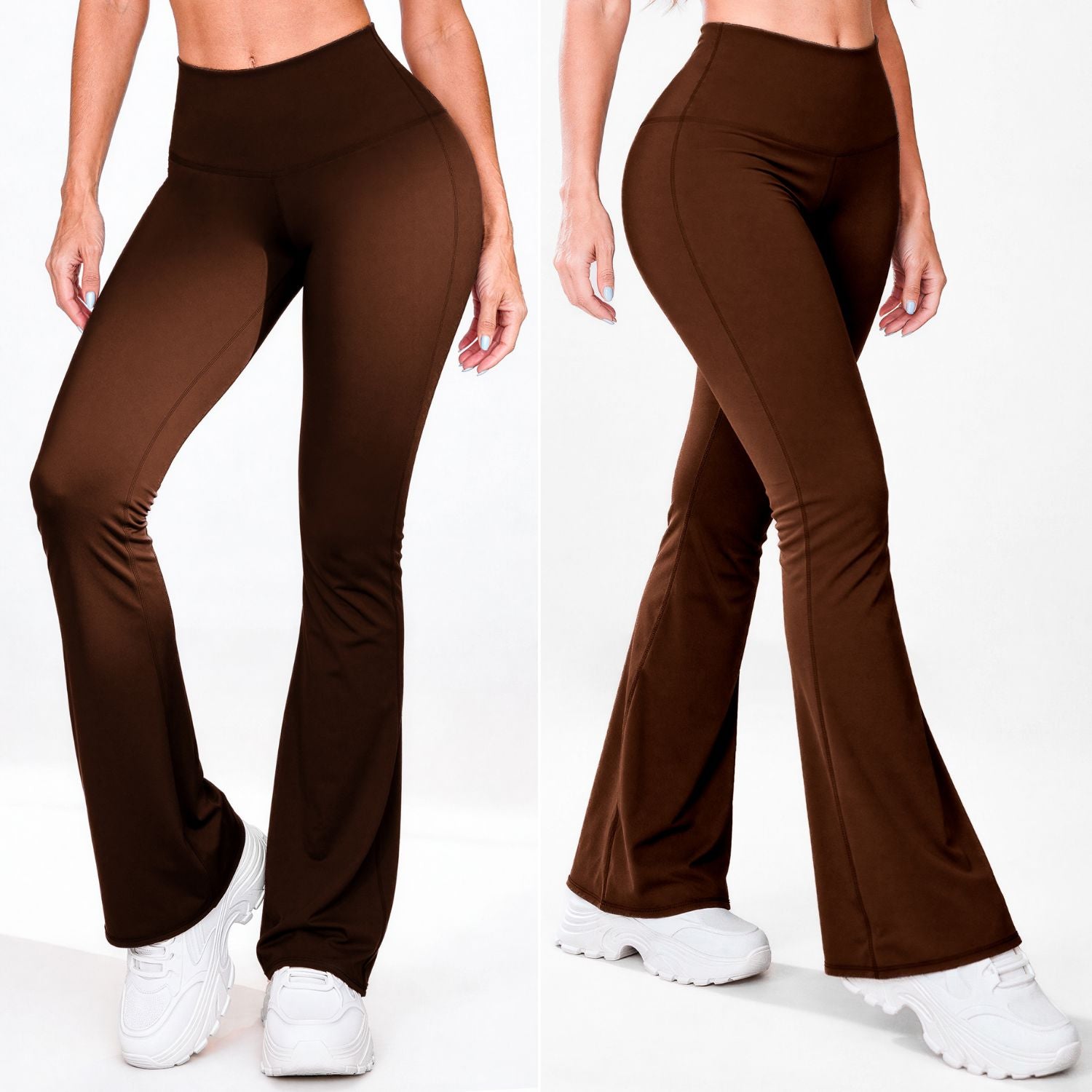 Bota Campana Cafe Oscuro Mate | Leggin Anti-Celulitis, Anti-Fluidos Con Cintura Alta & Horma Ideal Leggins RBJ Leggins 