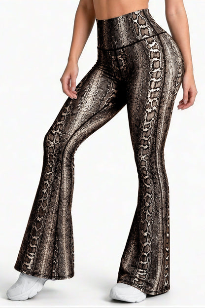 Bota Campana Cafe Phyton - NUEVO | Leggin Anti-Celulitis, Anti-Fluidos Con Cintura Alta & Horma Ideal Leggins RBJ Leggins 