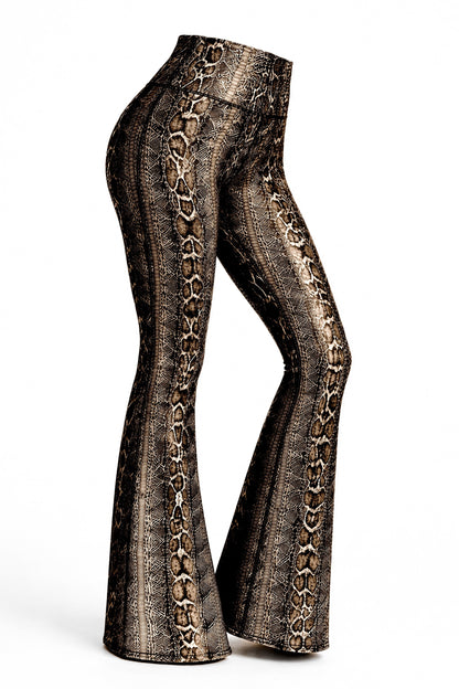 Bota Campana Cafe Phyton - NUEVO | Leggin Anti-Celulitis, Anti-Fluidos Con Cintura Alta & Horma Ideal Leggins RBJ Leggins 