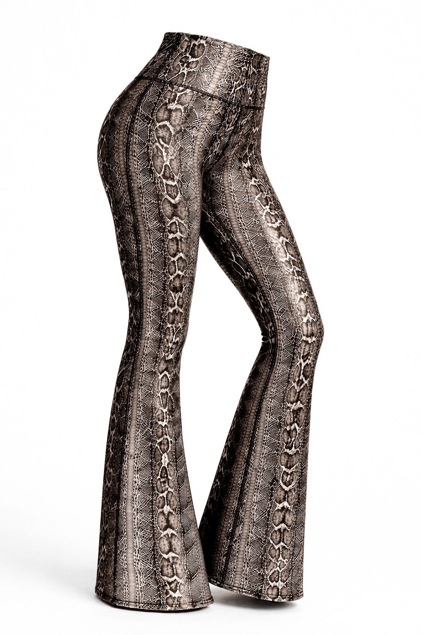 Bota Campana Cafe Phyton - NUEVO | Leggin Anti-Celulitis, Anti-Fluidos Con Cintura Alta & Horma Ideal Leggins RBJ Leggins 