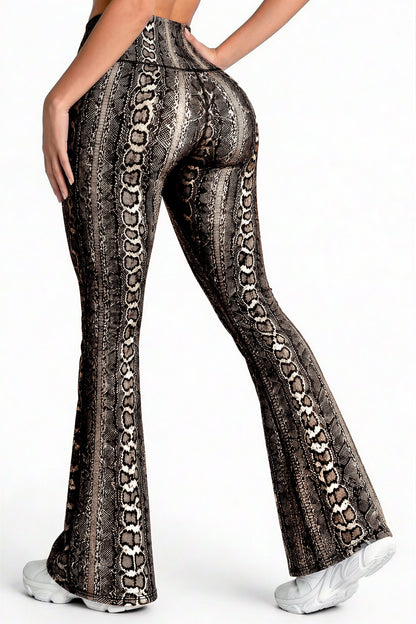 Bota Campana Cafe Phyton - NUEVO | Leggin Anti-Celulitis, Anti-Fluidos Con Cintura Alta & Horma Ideal Leggins RBJ Leggins 