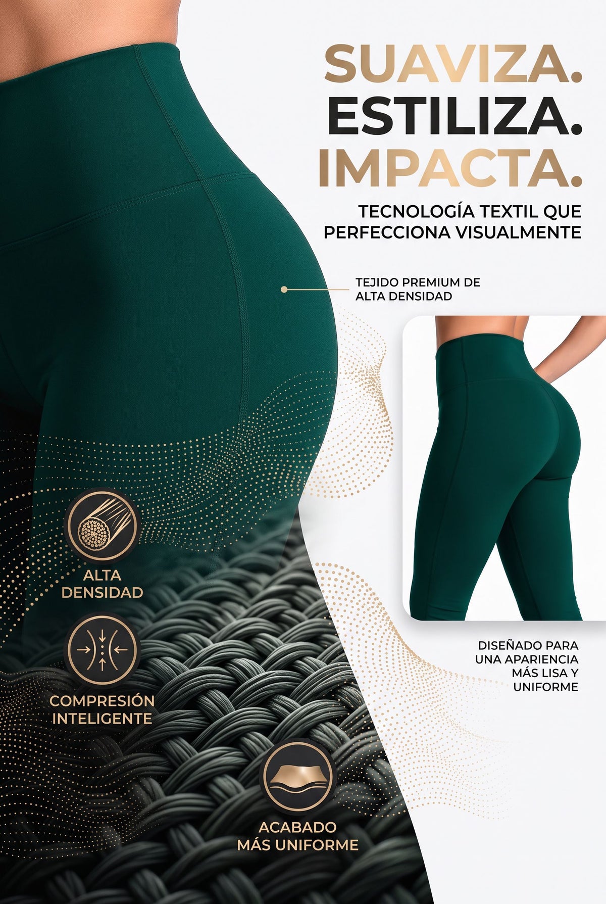 Bota Campana Esmeralda - NUEVO | Leggin Anti-Celulitis, Anti-Fluidos Con Cintura Alta & Horma Ideal Leggins RBJ Leggins 