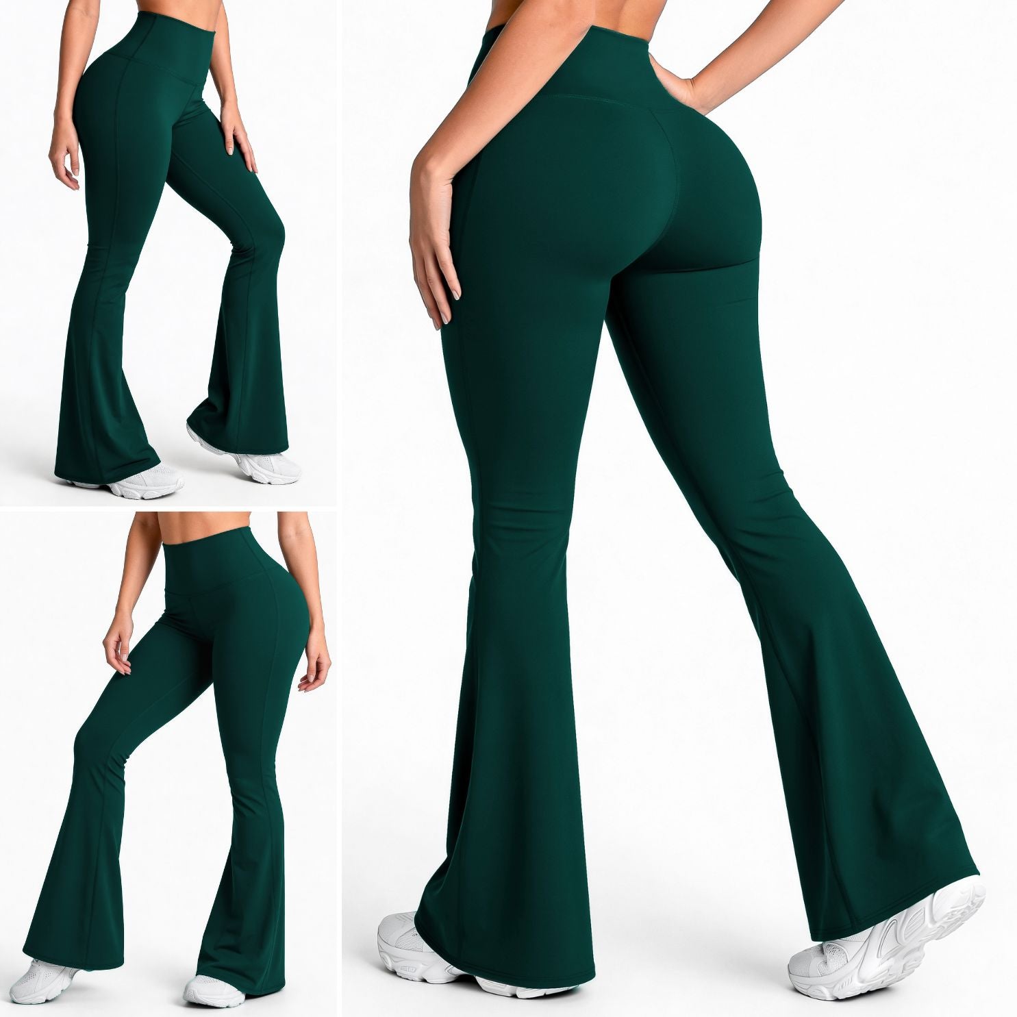 Bota Campana Esmeralda - NUEVO | Leggin Anti-Celulitis, Anti-Fluidos Con Cintura Alta & Horma Ideal Leggins RBJ Leggins Bota Campana Esmeralda S - M 