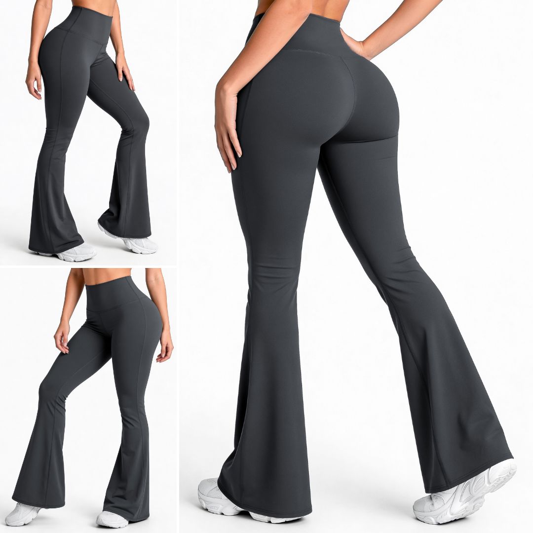 Bota Campana Gris Oscuro Mate | Leggin Anti-Celulitis, Anti-Fluidos Con Cintura Alta & Horma Ideal Leggins RBJ Leggins 