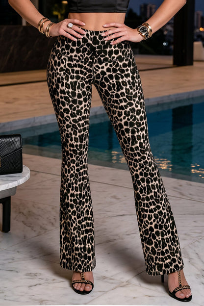 Bota Campana Leopard Camel | Leggin Anti-Celulitis, Anti-Fluidos Con Cintura Alta & Horma Ideal Leggins RBJ Leggins 
