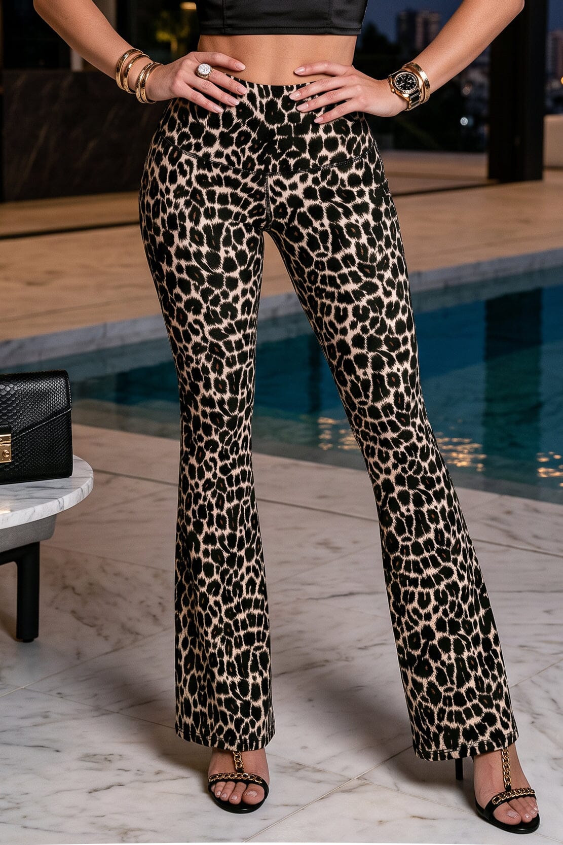 Bota Campana Leopard Camel | Leggin Anti-Celulitis, Anti-Fluidos Con Cintura Alta & Horma Ideal Leggins RBJ Leggins 