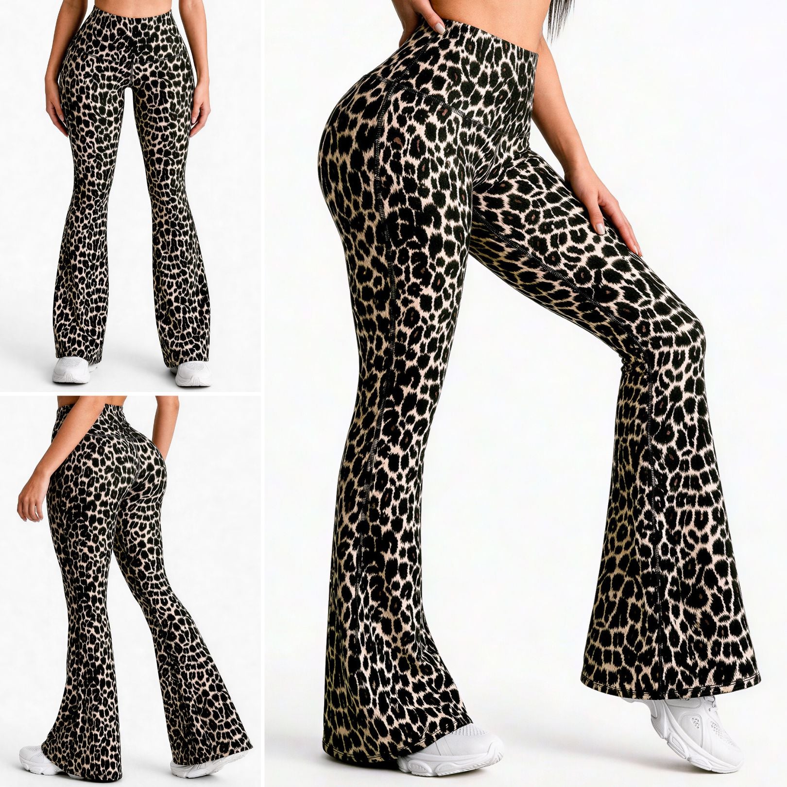 Bota Campana Leopard Camel - NUEVO | Leggin Anti-Celulitis, Anti-Fluidos Con Cintura Alta & Horma Ideal Leggins RBJ Leggins 