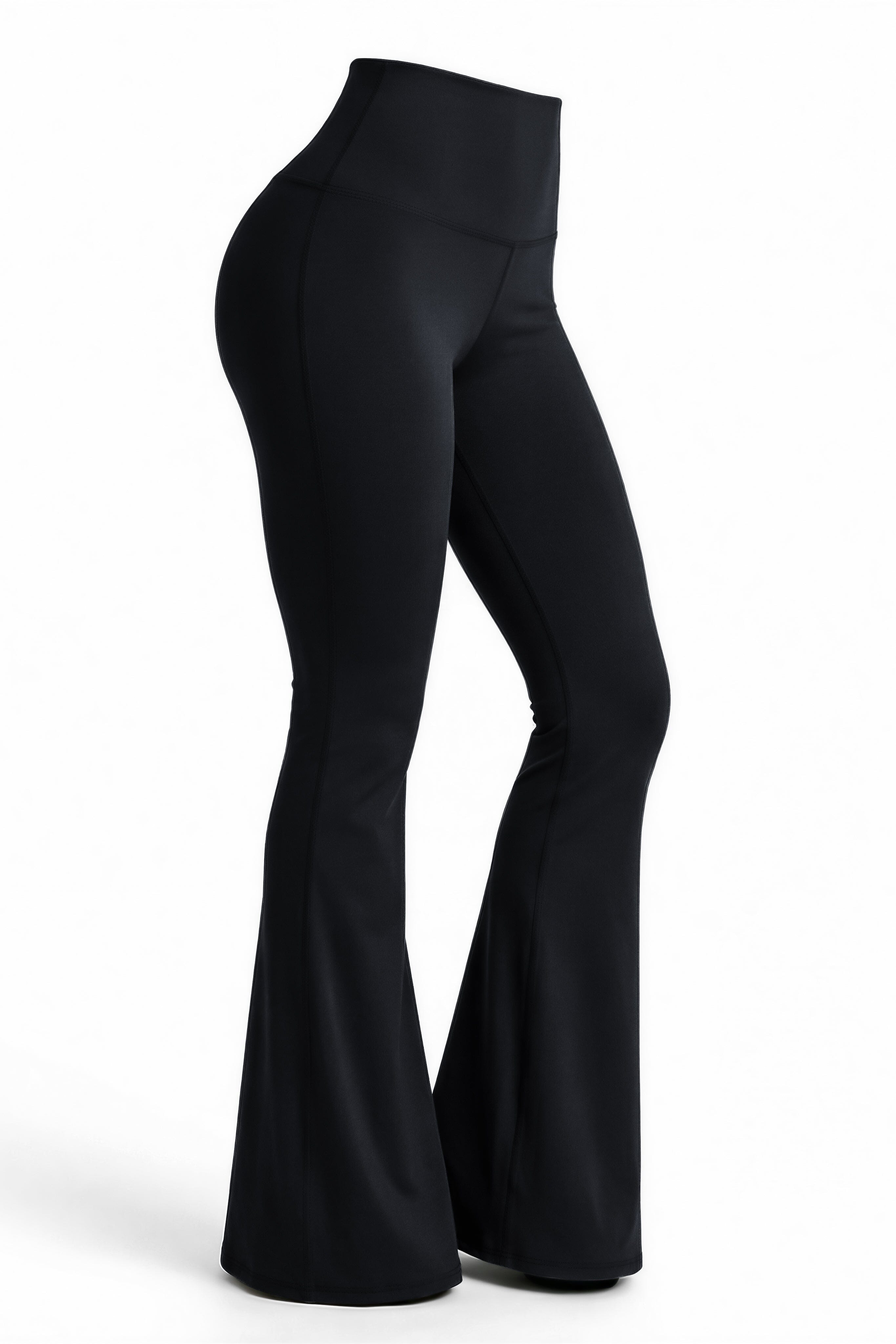 Bota Campana Negro Mate | Leggin Anti-Celulitis, Anti-Fluidos Con Cintura Alta & Horma Ideal Leggins RBJ Leggins 