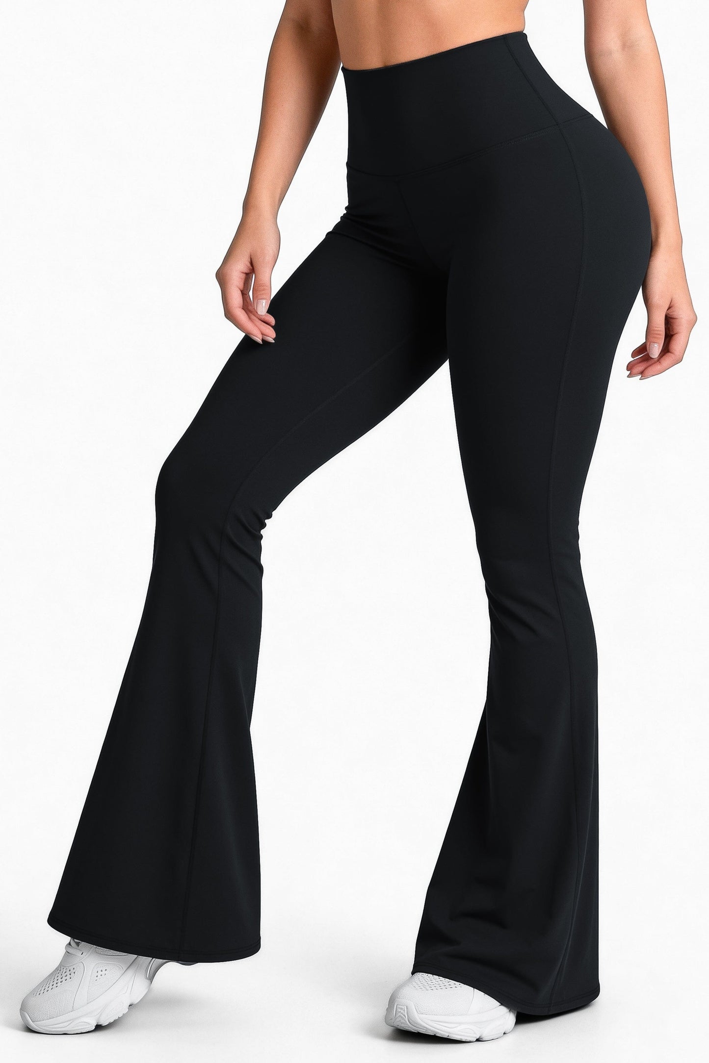 Bota Campana Negro Mate | Leggin Anti-Celulitis, Anti-Fluidos Con Cintura Alta & Horma Ideal Leggins RBJ Leggins 