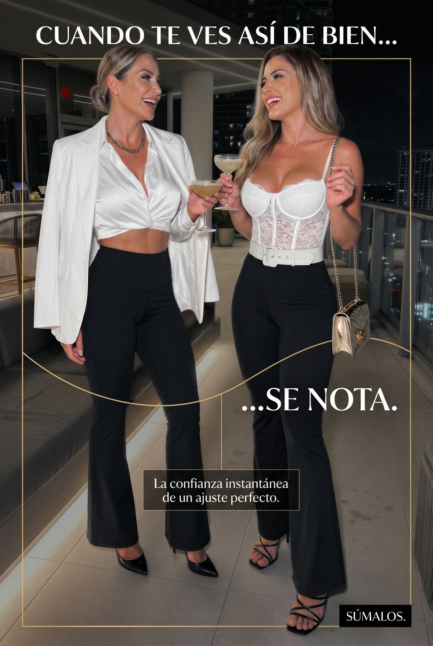 Bota Campana Negro Mate | Leggin Anti-Celulitis, Anti-Fluidos Con Cintura Alta & Horma Ideal Leggins RBJ Leggins 