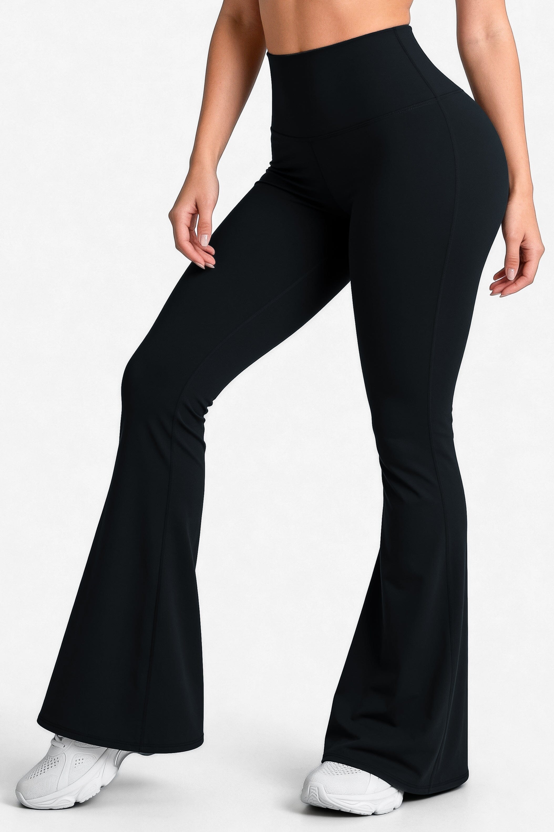 Bota Campana Negro Mate | Leggin Anti-Celulitis, Anti-Fluidos Con Cintura Alta & Horma Ideal Leggins RBJ Leggins 