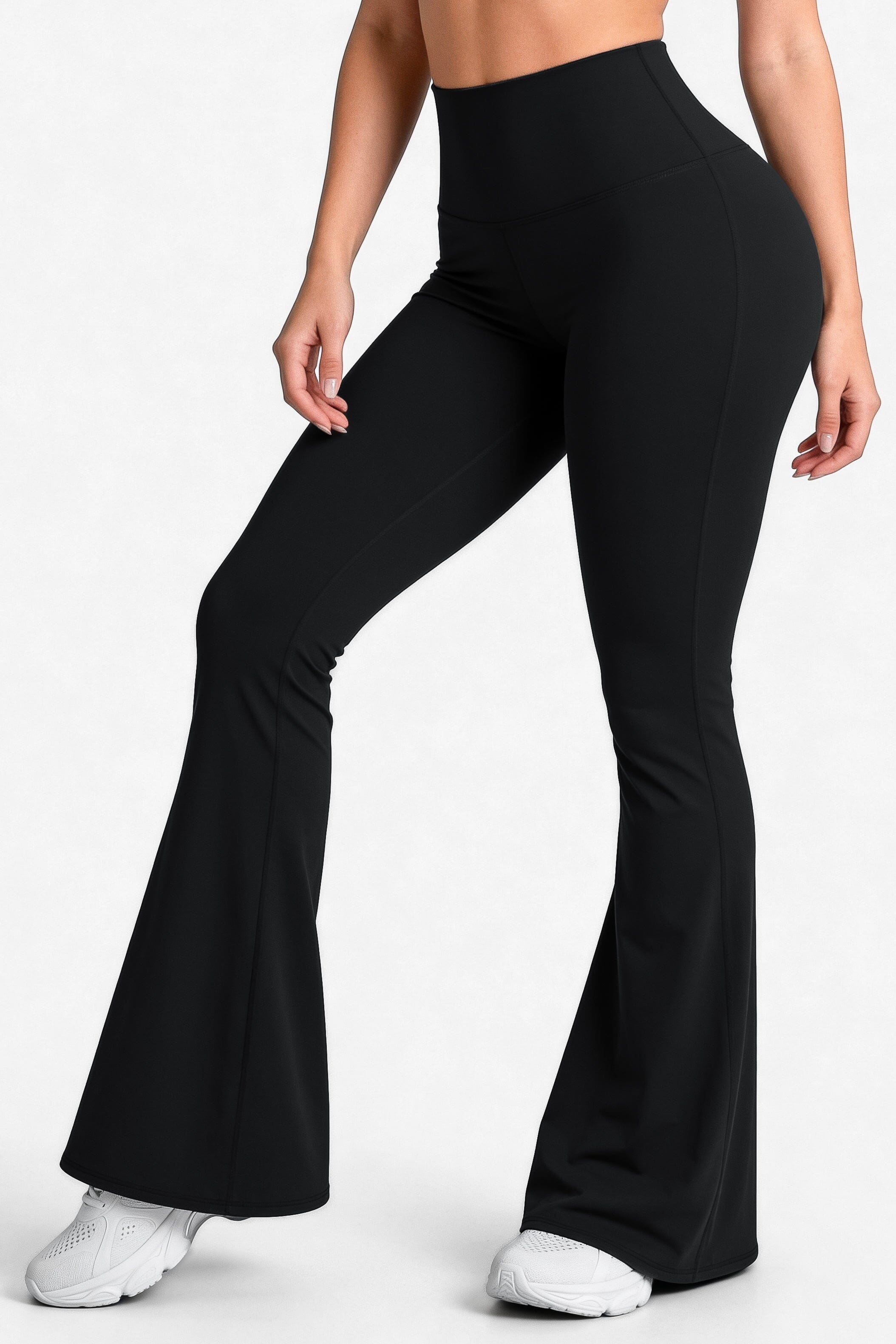 Bota Campana Negro Mate | Leggin Anti-Celulitis, Anti-Fluidos Con Cintura Alta & Horma Ideal Leggins RBJ Leggins 