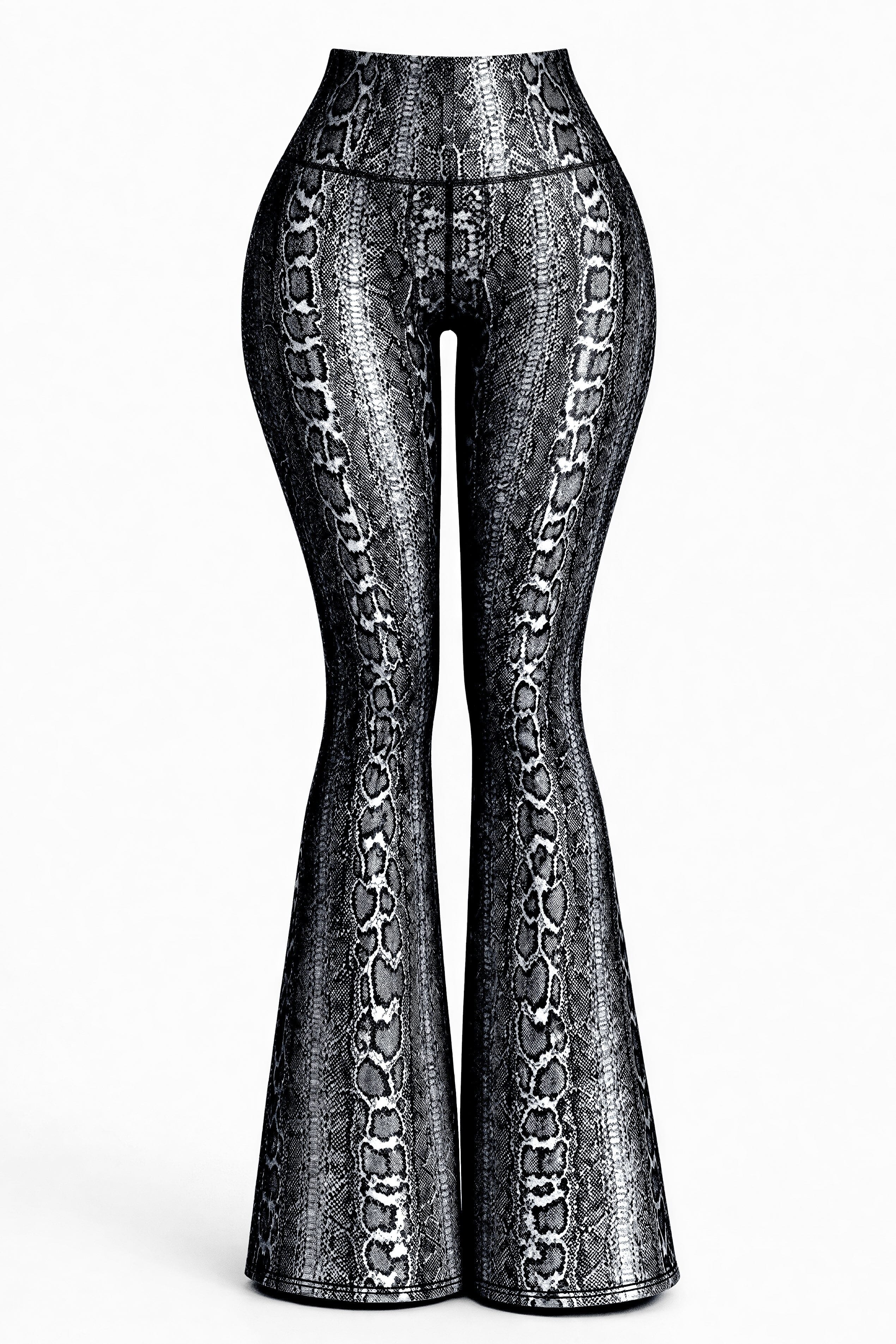 Bota Campana Negro Phyton - NUEVO | Leggin Anti-Celulitis, Anti-Fluidos Con Cintura Alta & Horma Ideal Leggins RBJ Leggins 